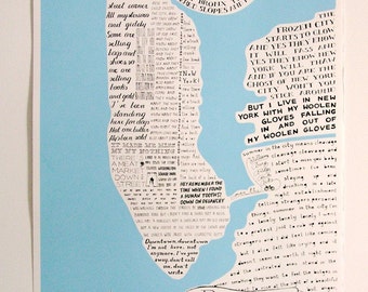 Reginapolis Map - New York city through Regina Spektor lyrics