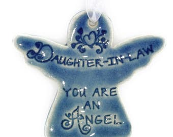 Christmas ornament Daughter-In-Law gift Christmas ornaments angel gift angel ornaments daughter in law ornament angel gifts