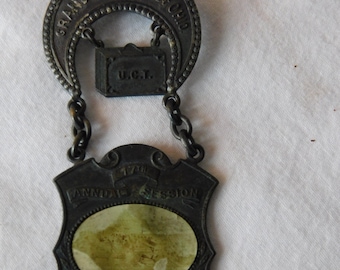 Antique Grand Council of Ohio UCT Fraternity Medal Sandusky Ohio 1906