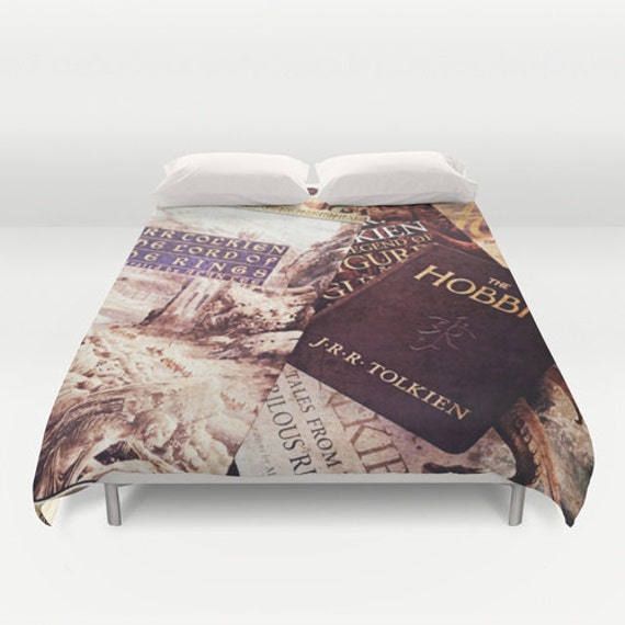 Tolkien Books Comforter or Duvet: Hobbit Lord of the Rings