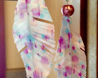 Dappled 'Feather' Earrings
