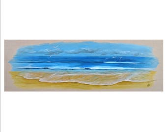Painting, painting, painting sea painting ocean painting ocean beach on canvas