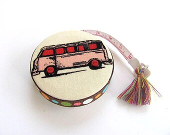 Tape Measure Retro VW Bus Retractable Measuring Tape