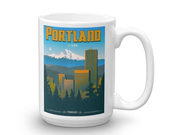 Portland "P-Town" Oregon | Coffee Mug