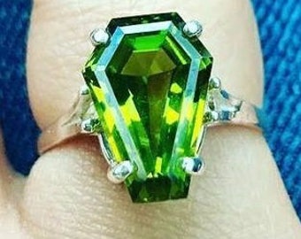 Coffin Gem - 5ct Coffin Ring - Standard Setting