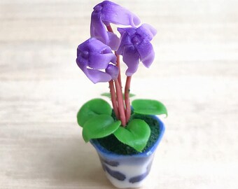 Miniature Flower,Miniature Flower Pot,Miniature Vase,Dollhouse Flower,Miniature Garden,Dollhouse Flower Pot,Dollhouse,Miniatures