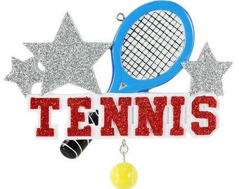Tennis Ornament Tennis Tennis Racket Personalized Christmas Ornament