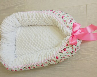 Babynest,co sleeper, baby nest,baby travel bed,baby cocoon,baby nest bed,toddler nest,baby shower gift,new baby gift,floral nursery