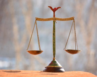 Apothecary Scale,Pair of Scales,Decorative Brass Scale Set,Collectible Brass Scale,Vintage Scale,Measuring Scale,Apothecary Measuring