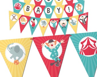 Circus baby shower | Etsy