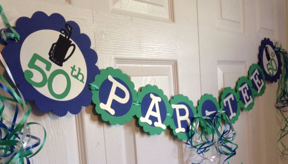 Golf Themed Party Decorating Ideas Part - 29: 50th Birthday Decorations Par Tee Golf Theme Party Ideas