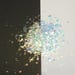 Iridescent Flakes, Mylar Flakes, Cellophane Shards, Crushed Holographic Rainbow Chunky Mirror Glitter, Solvent Resistant