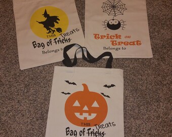 Personalized Trick or Treat Bag