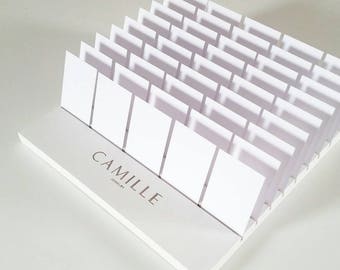 Personalized Jewelry card display for craftshow and shopwindow