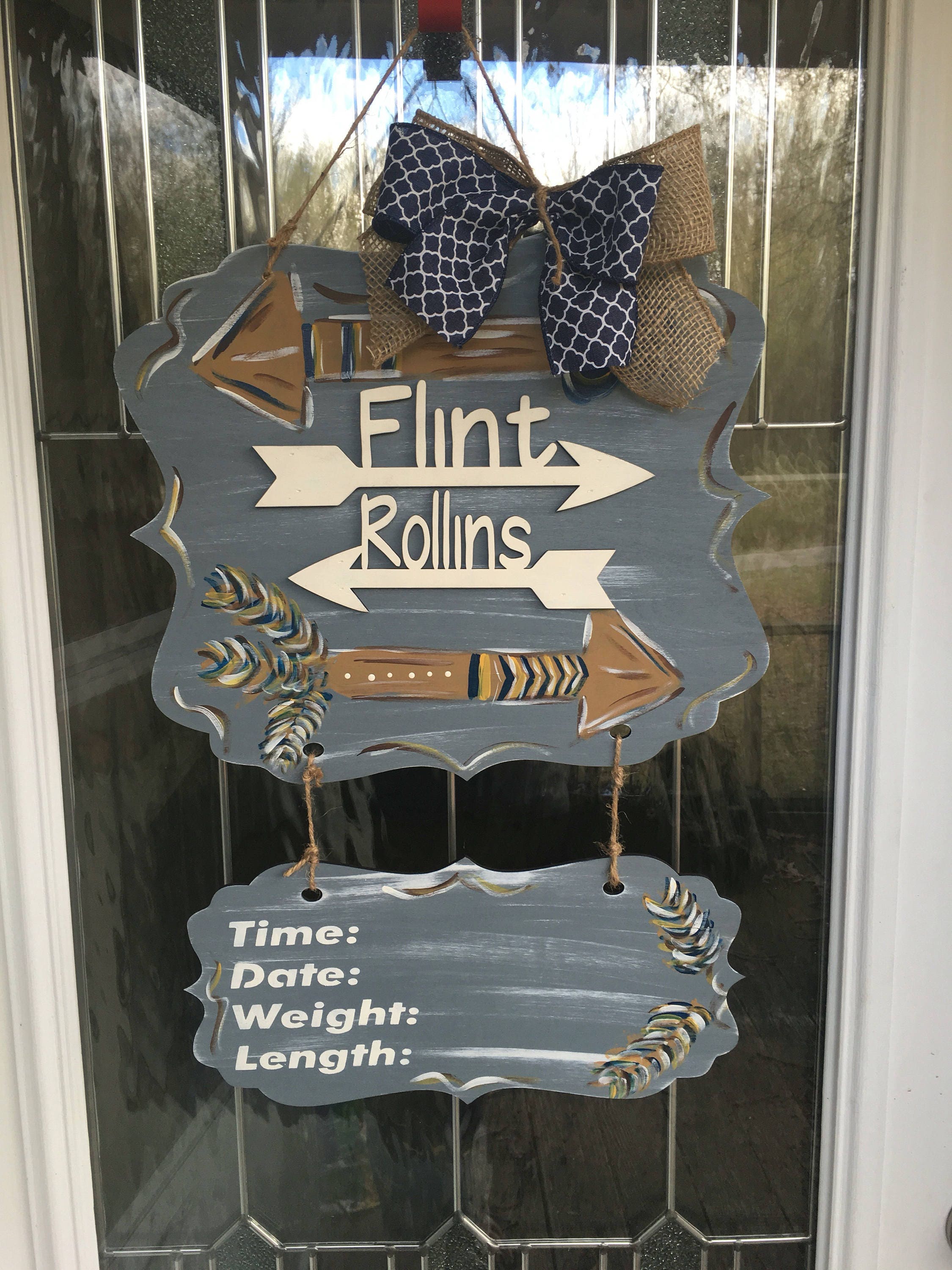 Baby boy door hanger baby door hanger its a boy baby boy