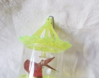 Vintage Spinner Twinkler Plastic Retro Christmas Ornament
