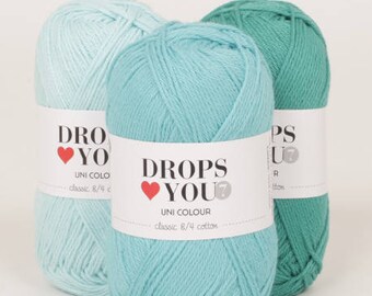 Garnstudio DROPS love You 7 100% cotton Yarns (5 Ply)