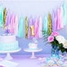 Pastel Mint Green, Pink, and Lilac Tassel Garland - Pastel Party Decor, Mint and Purple Decor, Pink and Mint Garland, Unicorn Party Decor
