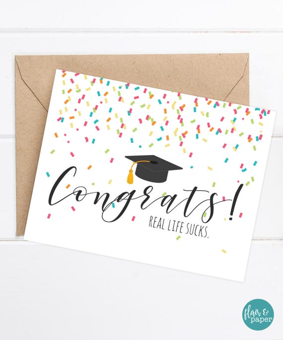 congratulations grad card funny graduation card grad card