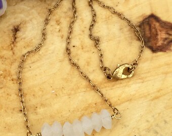Quartz Bar Necklace