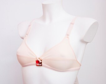 80s triangle bra dead stock Vintage pink