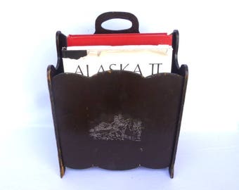 Vintage CRAFTSMAN MAGAZINE HOLDER/ Magazine Rack