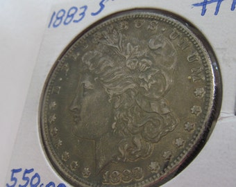 1883s Silver Dollar Antique Coins 1883 Morgan Dollar 1883 s USA Silver Coins Antique US Coin Silver US Currency Rare Coin