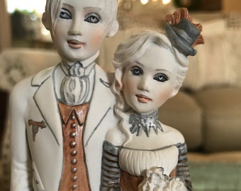 Helen Kish Love & Kishes Wedding Cake Topper Steam Punk Figurine New Bride Groom TYCAALAK