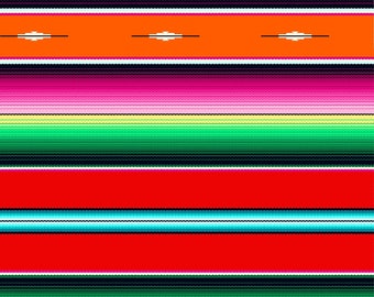 Red Fiesta Stripe Fabric from the Fiesta Collection by Elizabeth's Studio, Choose Your Cut, Serape, Sombrero