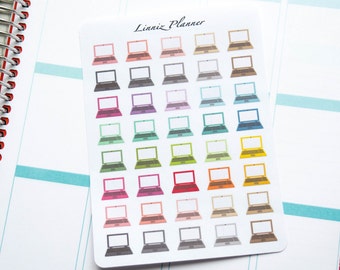 Computer Regular size (matte planner stickers, perfect for planners)