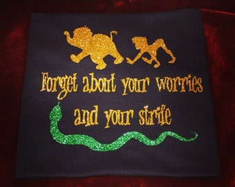 Disney's "The Jungle Book", inspired GLITTER tee.