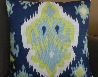 2 Sizes Available - Premier Prints Ikat Slub Canal Pillow Cover