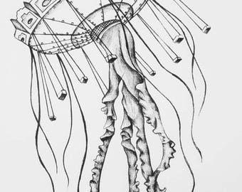 Imagine I. Original print. Waterless lithography.