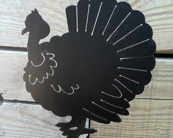 Metal Turkey Yard Stake Decoration/Garden Stake