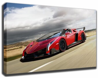 LAMBORGHINI VENENO Canvas/Poster Wall Art Pin Up HD Gallery Wrap Room Decor Home Decor Wall Decor