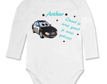 Bodysuit when I grow... personalized with name