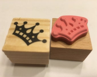 small crown rubber stamp, 25 mm (BB4/1)