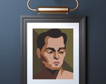 Will & Grace "Fireplace Painting" TV Sitcom Art Print