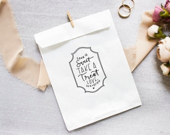 Sweets Favor Bag, Wedding Favor Bags | Personalized Wedding Favor Bags, Custom Favor Bags | Favor Bags Wedding | Favor Bags Custom
