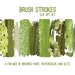 Green Brush Strokes Paint Watercolor Glitter Foil Clipart 20 Images PNG Files 12 Inches Commercial Use Graphics Digital Clip Art Set 8