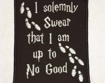 Harry Potter Mischief Managed Patch / Embleem