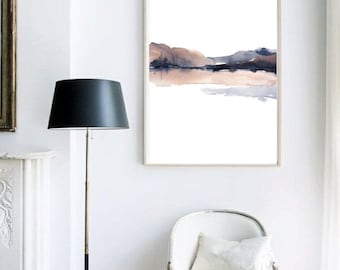Charcoal Art, Sepia Print, Popular Item, Large Abstract Painting Print Art, Trending Art, Best Selling Art, Etsy Watercolor, Trending Now