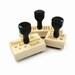 Custom Made Rubber Stamp | Your Logo, Drawing or Design | Wood Mounted and Top-Engraved with Handle Rubber Stamp by Creatiate