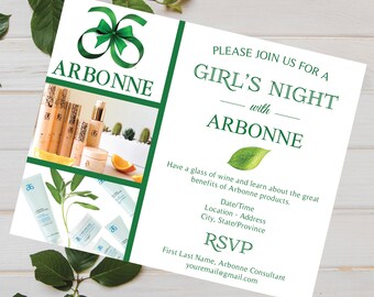 Arbonne invitations | Etsy