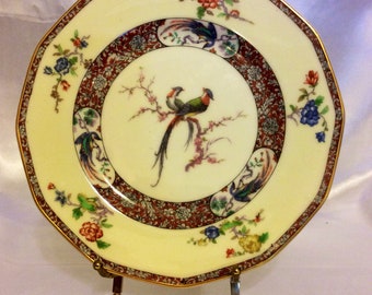 Theodore Haviland Limoges Nabob plate with gold rim
