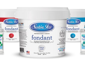 Satin Ice Fondant/ Available in a variety of colors./ 2 Lbs.