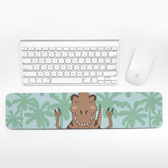 T-Rex Keyboard Wrist Rest Dinosaur Wrist Pad Fun Funny Cute T-Rex Gift for Men for Women Desk Accessories Cubicle Decor Office Supplies