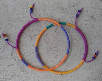 Funky bright bangles