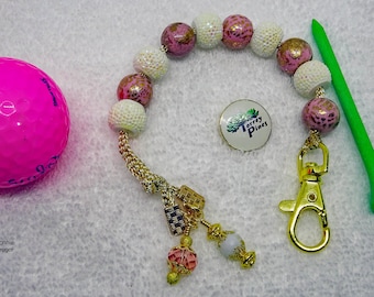 Golf Stroke Counter with Handmade Beads
