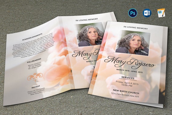 microsoft office obituary template